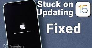 What Do I Do if My iPhone Stuck while Updating to iOS 15/iOS 16