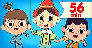 The Pinocchio + More | Kids Songs | Nursery Rhymes | Super Simple Songs