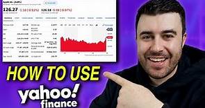 How To Use Yahoo Finance Stock Summary | Stock Market For Complete Beginners