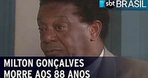 Ator Milton Gonçalves morre aos 88 anos | SBT Brasil (30/05/22)