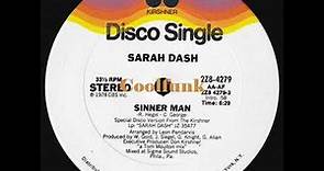Sarah Dash - Sinner Man (12 Inch 1978) R.I.P. Sarah