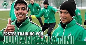 Julián Malatini | 1. Training mit der Mannschaft | SV Werder Bremen