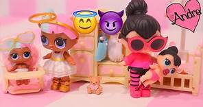 Bebes LOL Surprise Lil Sisters | Andre jugando con muñecas l.o.l. y otros juguetes