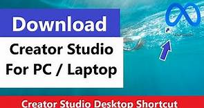 Creator studio app for pc | Facebook Creator Studio App | Download facebook creator studio app