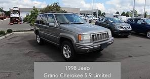 1998 Jeep Grand Cherokee 5 9 Limited 4X4|Walk Around Video|In Depth Review|Test Drive