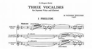 Ralph Vaughan Williams - 3 Vocalises