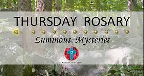Thursday Rosary • Luminous Mysteries of the Rosary 💚 September 28, 2023 VIRTUAL ROSARY - MEDITATION
