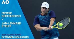 Miomir Kecmanovic v Jan-Lennard Struff Extended Highlights | Australian Open 2024 Second Round