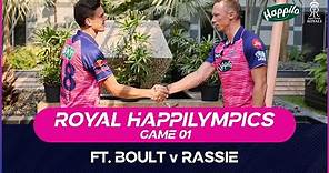 Trent Boult vs Rassie Van Der Dussen | Bowl Out | Game 01 - Royal Happilympics | Rajasthan Royals