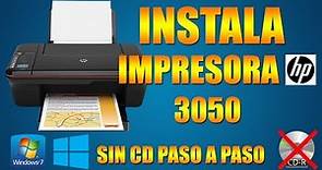 ¿Como Instalar Mi Impresora HP 3050 Sin CD? | Paso A Paso | Windows 7,8,10 | 2017