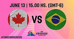 Canada v Brazil | Full Basketball Game | FIBA U16 Women's Americas Championship 2023