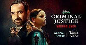 Hotstar Specials Criminal Justice Adhura Sach | Official Trailer | Aug 26 | DisneyPlus Hotstar