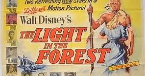 WALT DISNEY'S. THE LIGHT IN THE FOREST (1958 WESTERN ADVENTURE)