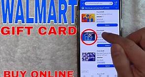 ✅ How To Buy A Walmart Gift Card Online 🔴