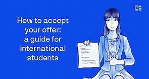 How to accept your UTS offer online as an international student | UTS International
