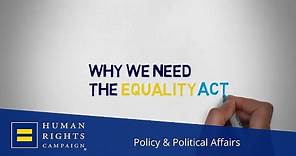 Why Do We Need the Equality Act?