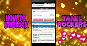 HOW TO UNBLOCK TAMILROCKERS IN MOBILE