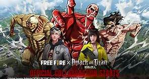 Free Fire x Attack on Titans | Global Announcement | Free Fire Official Collaboration