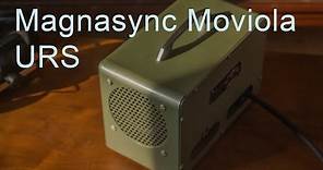 Magnasync Moviola URS tube amplifier sound
