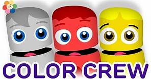 Color Collection 1: White, Red, Yellow | Learning Colors Lesson for Kids | Color Crew | BabyFirst