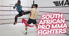 Sparring South African Pro MMA Fighters (UFC/ONE)