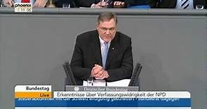 Franz Josef Jung (CDU): Erkenntnisse über Verfassungswidrigkeit der NPD - VOR ORT vom 01.02.2013