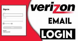 How to login to Verizon Email