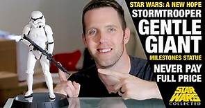 Gentle Giant Stormtrooper Milestones Statue Unboxing and Review