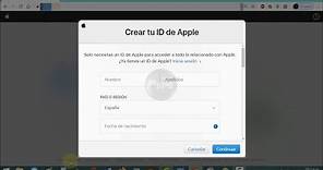 Cómo CREAR un ID de Apple (iCloud), usando Windows y desde una Computadora | ¡¡FACILÍSIMOOO!!.