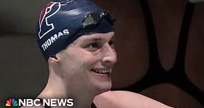 Swimmer Lia Thomas challenging new rules that ban trans women from top competitions