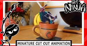 Art Ninja | Minature Cut Out Animation | Animation Tips for Children