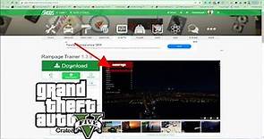 How to Install Rampage Trainer 1.3.9 GTA 5 MODS