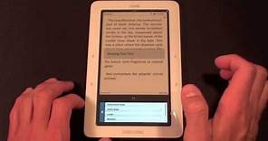 Barnes & Noble Nook: Unboxing and Demo