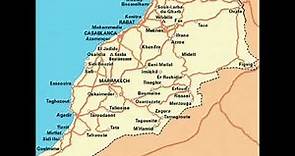 map of Morocco