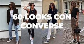60 Looks con Converse 💥 ¿Cómo combinar Converse sin volverte Loca? Mejores Outfits con Converse ✔️