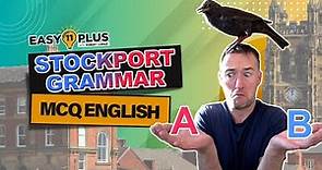 11+ MCQ English | Stockport Grammar School | Easy 11 Plus LIVE 121