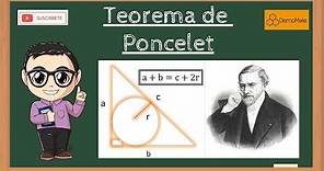 Teorema de Poncelet - APRENDE A DEMOSTRAR EL TEOREMA DE JEAN-VICTOR PONCELET
