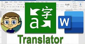 Using Microsoft Translator in Microsoft Word