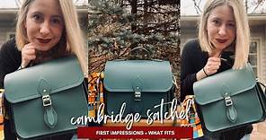 The Cambridge Satchel Traveller Bag | there are some issues...my first impressions + what's inside!
