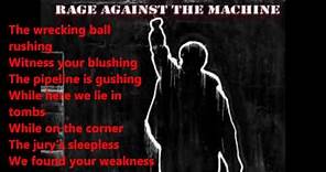 Rage Against the Machine - Testify (lyrics)
