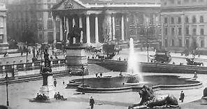 London Street Scenes - Trafalgar Square (1910) | Britain on Film