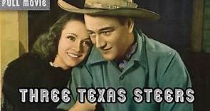 Three Texas Steers | English Full Movie | Western Action Adventure