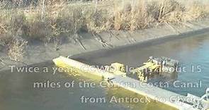 The Contra Costa Water District's Canal Cleaning Sled