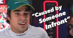 Lance Stroll Chinese GP Interview after Safety Car Crash