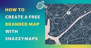 [Tutorial] How to create a free branded map with Snazzy Maps • Simple and beautiful 🤓