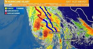 Tracking Hurricane Hilary: Live radar shows movement toward Southern California