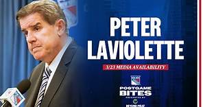 NYR vs FLA: Peter Laviolette Postgame Media Availability | March 23, 2024