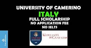 University of Camerino | How to apply for University of Camerino | Step by Step