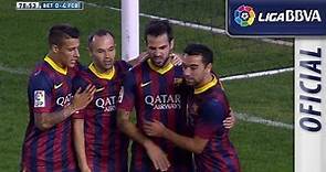 Gol de Cesc Fàbregas (0-4) en el Real Betis - FC Barcelona - HD