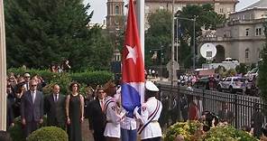 Cuba Raises Flag over Embassy in D.C.